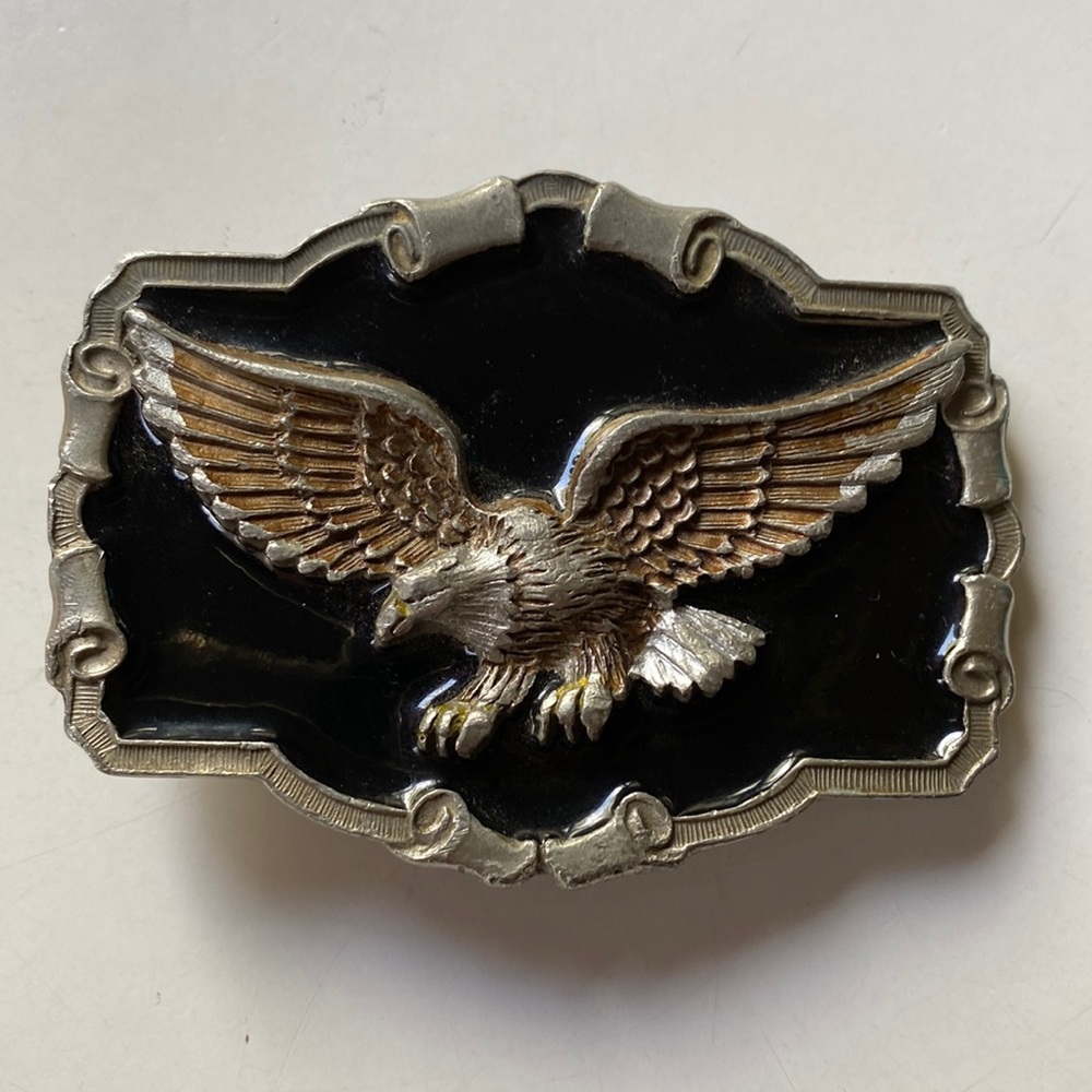 Great American Products 1997 Vintage Eagle Belt Buckle. 3” x 2 1/4”